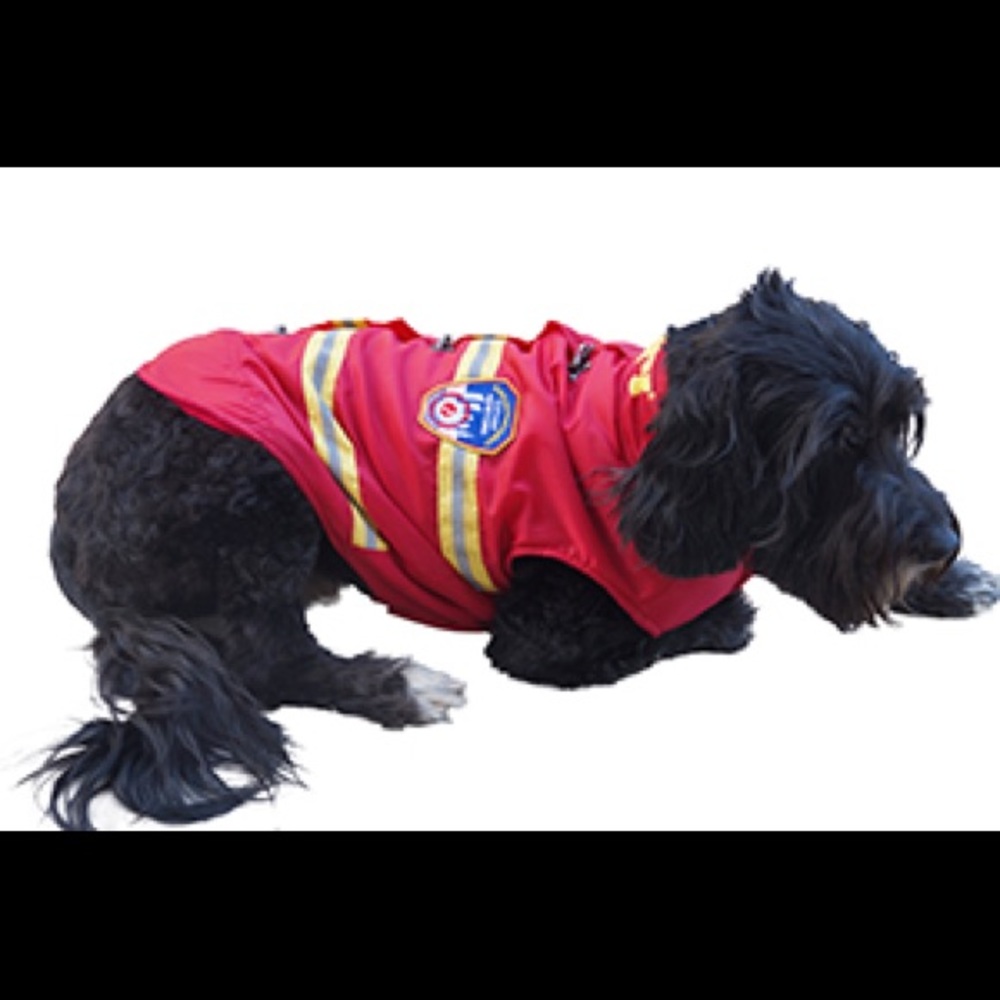 Royal Animals FDNY Reflective Dog Coat 🐶🐾🚒🚨
